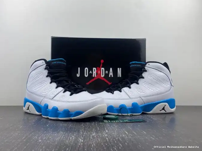 Official Maikesneakers Air Blue 9 Jordan Powder FQ8992-101 0524